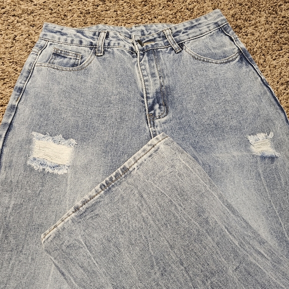 Jeans Wide Leg NEW large - Picture 9 of 12